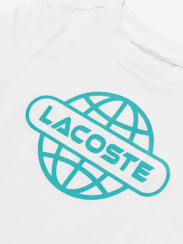 商品Lacoste|Kids Logo T-Shirt in White,价格¥179,第3张图片详细描述