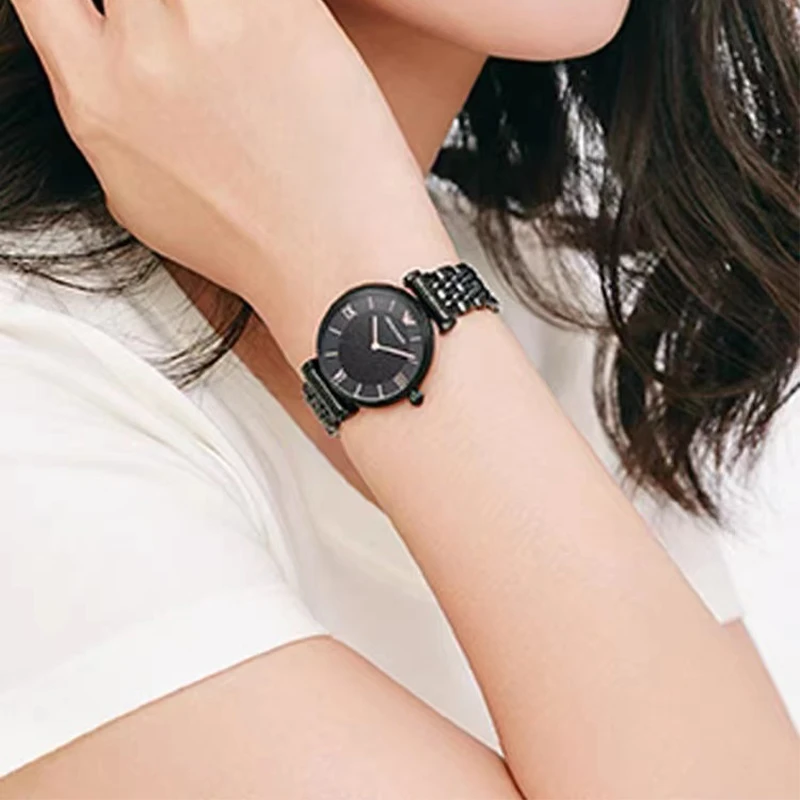 Armani)黑夜满天星时尚优雅欧美表休闲女士石英腕表AR11245 商品