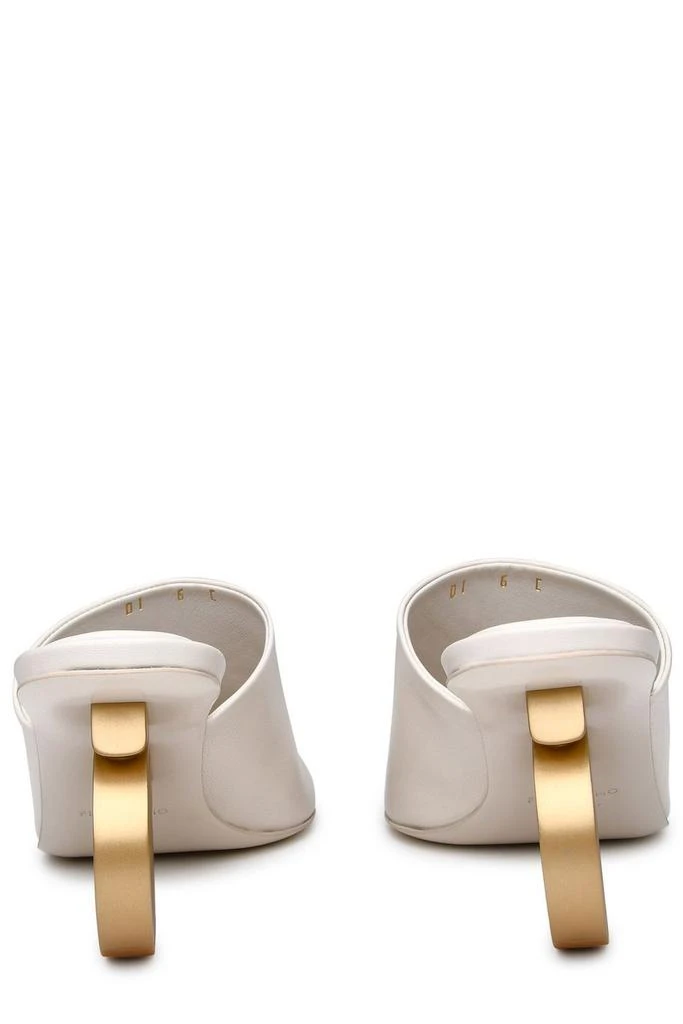 商品Salvatore Ferragamo|Salvatore Ferragamo Logo Embossed Slip-On Sandals,价格¥5151,第4张图片详细描述