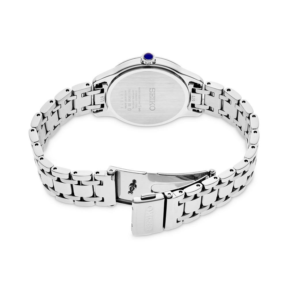 商品Seiko|Women's Diamond (1/10 ct. t.w.) Stainless Steel Bracelet Watch 30mm,价格¥3182,第5张图片详细描述