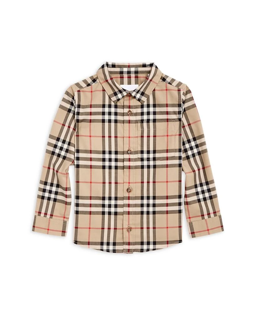 商品Burberry|Boys' Mini Owen Vintage Check Shirt - Baby,价格¥1117,第1张图片