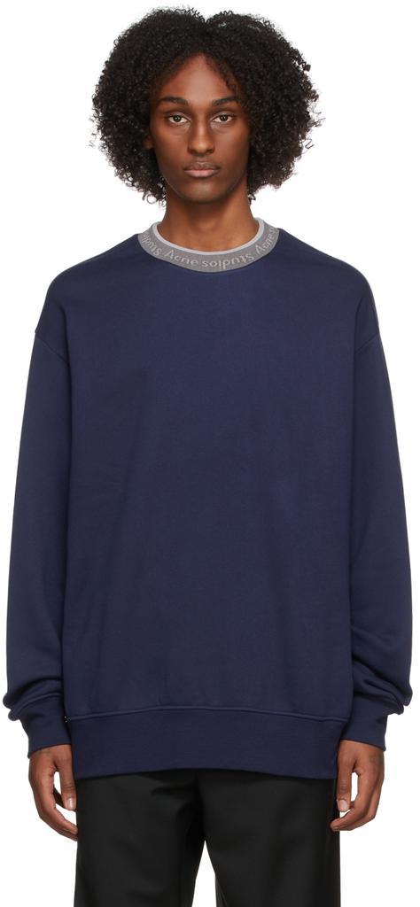 商品Acne Studios|Indigo Logo Sweatshirt,价格¥2397,第1张图片