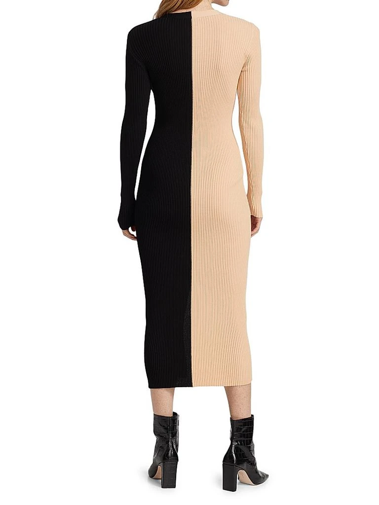 商品Staud|Shoko Colorblocked Midi-Dress,价格¥1228,第5张图片详细描述