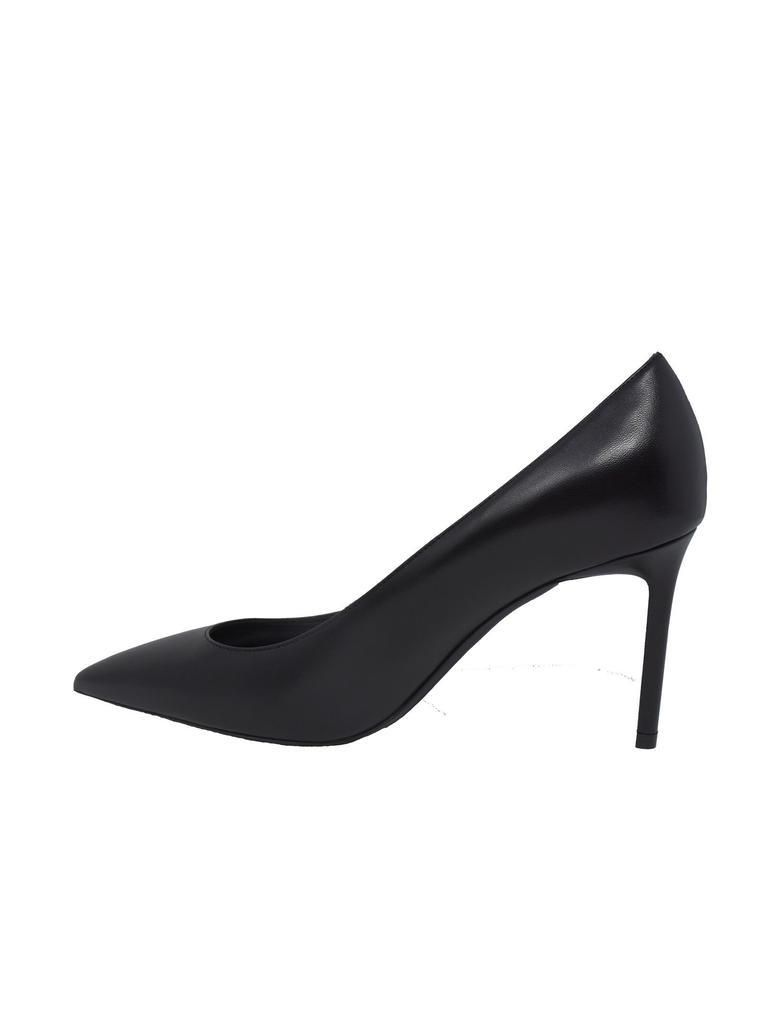 商品Yves Saint Laurent|Saint L AU Rent Women's  Black Leather Pumps,价格¥4196,第5张图片详细描述