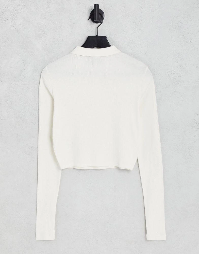 商品DICKIES|Dickies Tallase long sleeve polo shirt in white,价格¥292,第3张图片详细描述