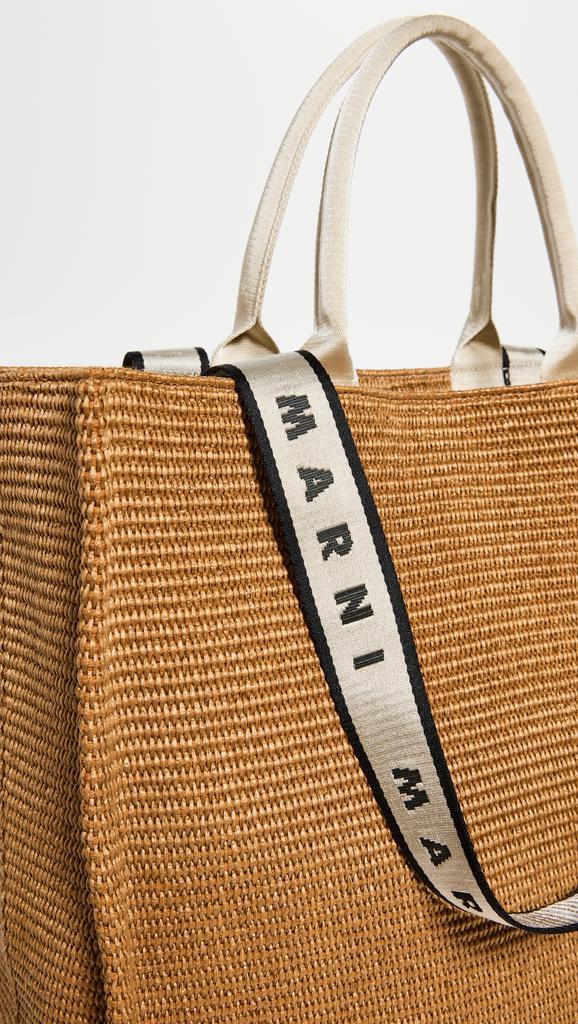 商品Marni|Marni 大号篮式编织包,价格¥5448,第7张图片详细描述