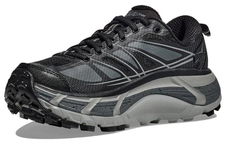 商品[国内直发] Hoka One One|[预售3天]Mafate Speed 2 圆头 低帮 越野跑步鞋 男女同款 黑色,价格¥1079,第4张图片详细描述