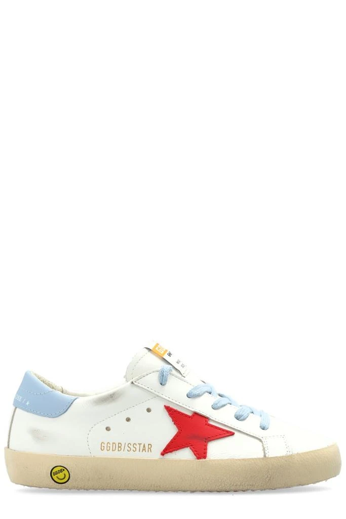 商品Golden Goose|Golden Goose Kids Super Star Patch Low-Top Sneakers,价格¥1430,第1张图片