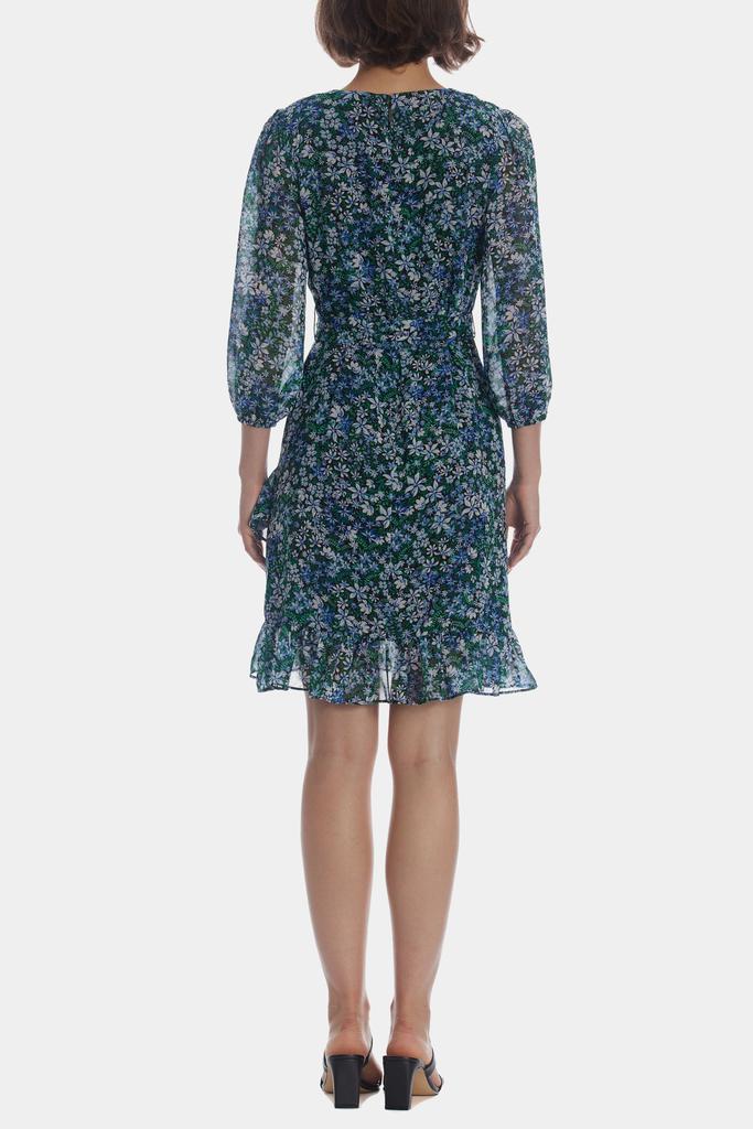 商品Karl Lagerfeld Paris|Floral Printed V-Neck Dress,价格¥284,第4张图片详细描述