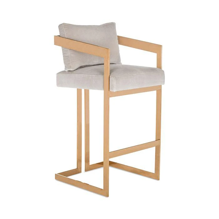 商品Safavieh|SAFAVIEH Taraji Velvet Barstool,价格¥5989,第3张图片详细描述