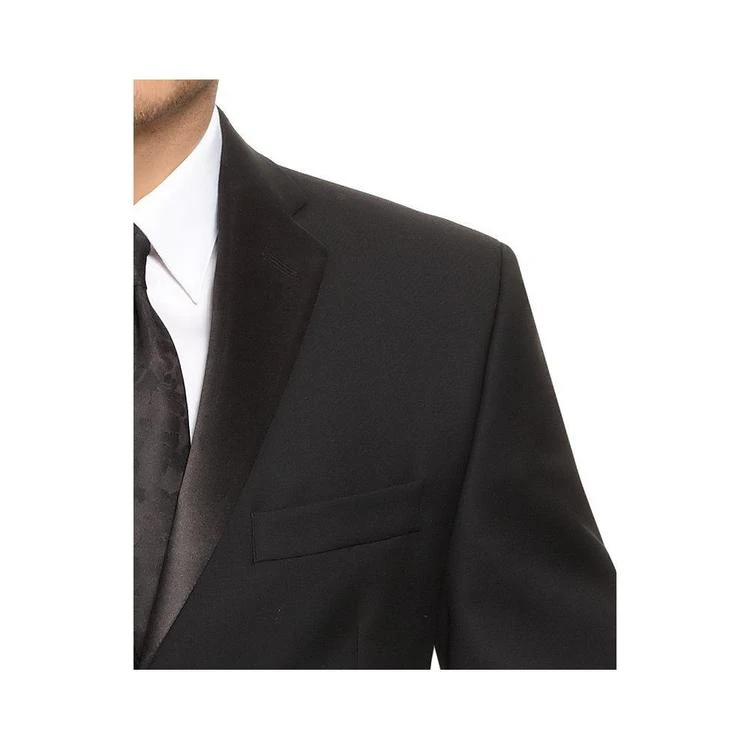 商品Calvin Klein|Black Three-Button Slim-Fit Tuxedo,价格¥1465,第2张图片详细描述