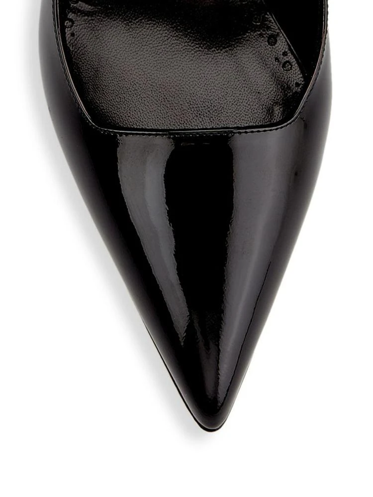 商品Manolo Blahnik|Manolo Blahnik - Bretto Patent Leather Slingback Pumps,价格¥2260,第3张图片详细描述