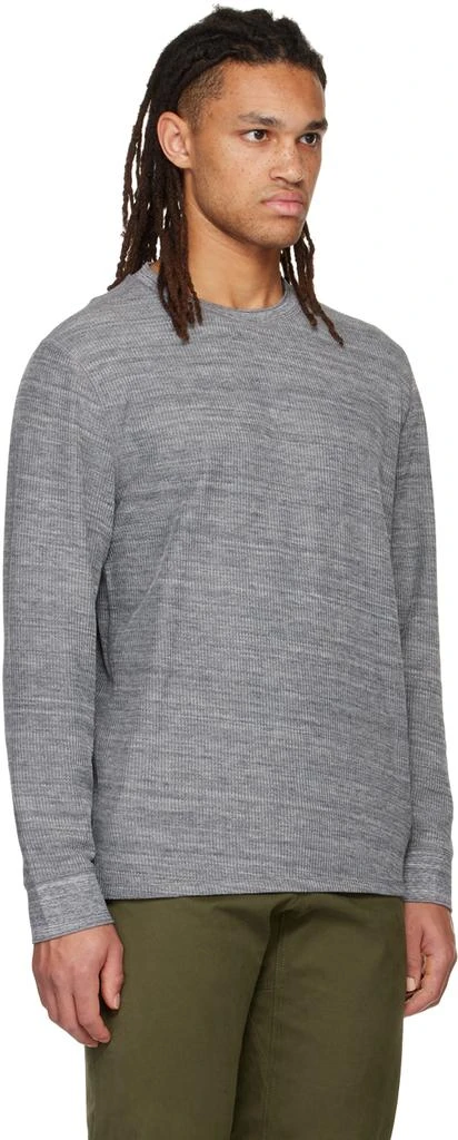 商品Vince|Gray Thermal Long Sleeve T-Shirt,价格¥615,第2张图片详细描述