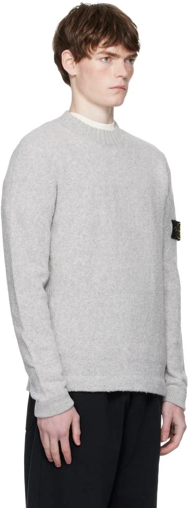 商品Stone Island|Gray 5100056 Fancy Yarn Sweater,价格¥4929,第2张图片详细描述