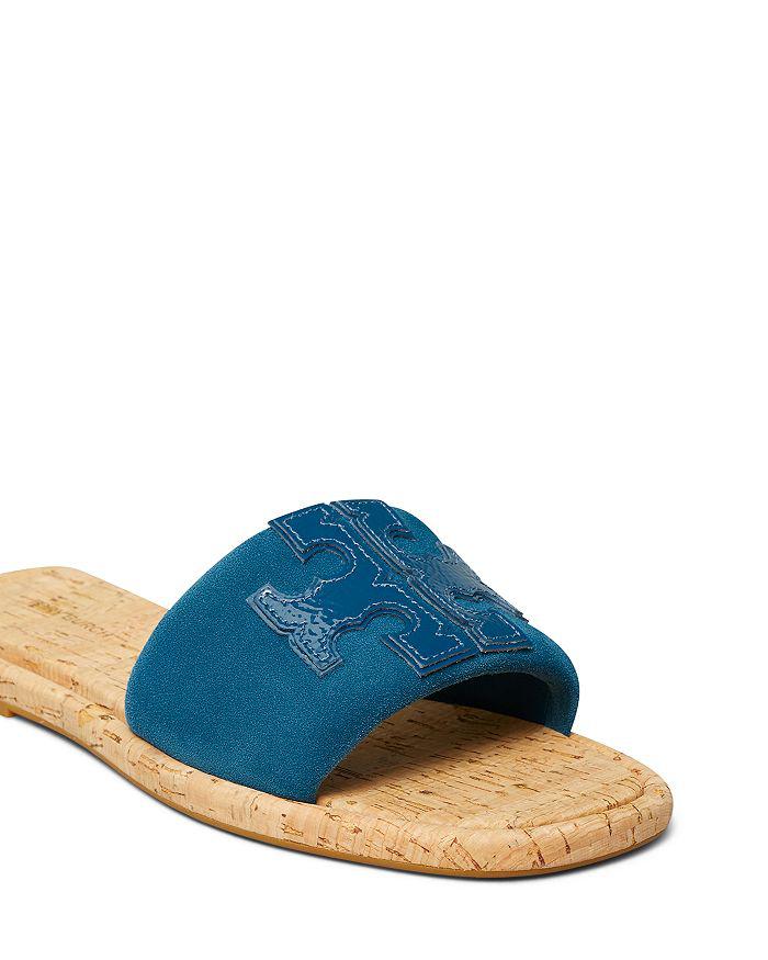 Women's Square Toe Double T Sport Slide Sandals商品第4张图片规格展示