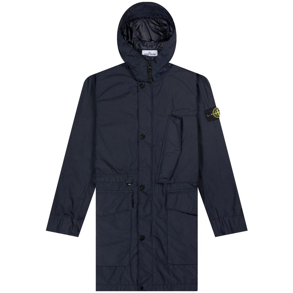 Stone Island 'Naslan' Light Watro Parka Jacket Navy商品第1张图片规格展示