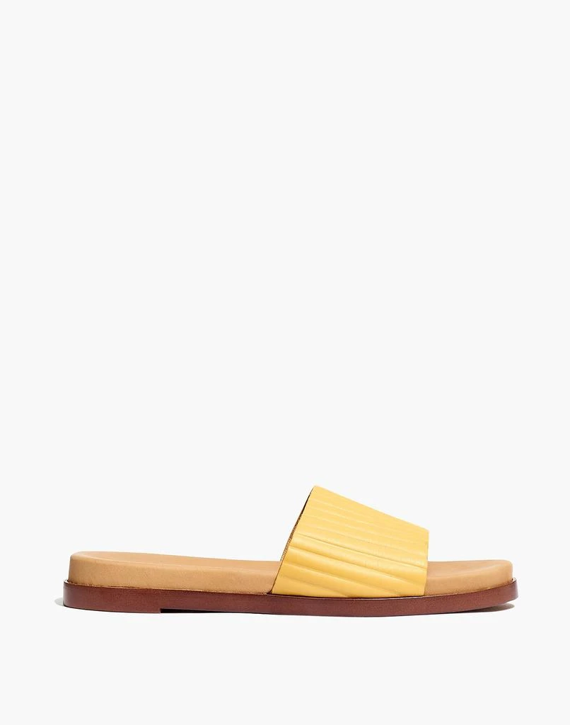 商品Madewell|The Louisa Slide Sandal in Embossed Leather,价格¥319,第2张图片详细描述