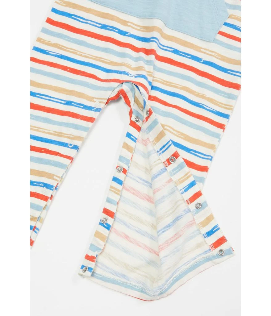 商品PEEK|Stripe Front Pocket Coverall (Infant),价格¥119,第2张图片详细描述