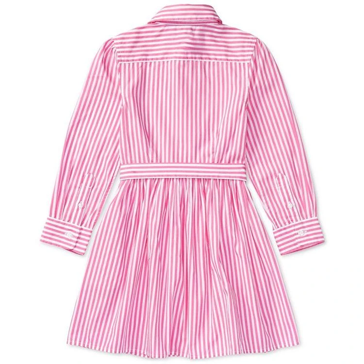 商品Ralph Lauren|Ralph Lauren Bengal-Stripe Cotton Shirtdress, Big Girls,价格¥178,第4张图片详细描述