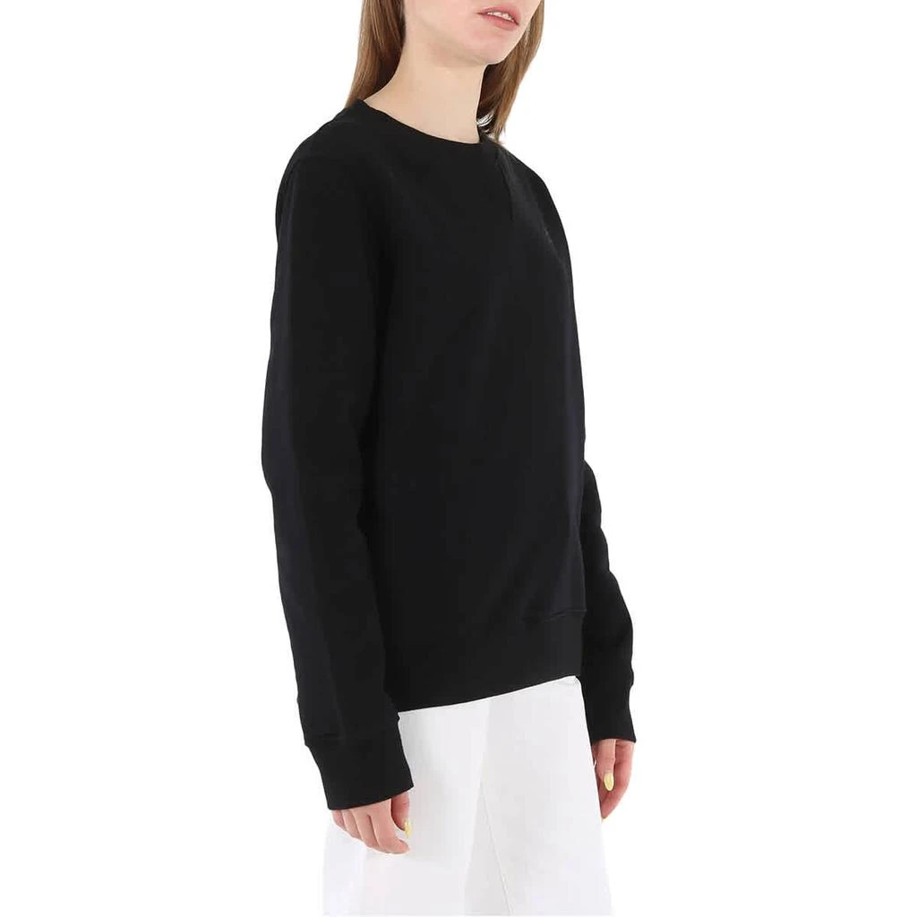 商品MAISON MARGIELA|Maison Margiela Black Logo-Embroidered Cotton Sweatshirt,价格¥1003,第1张图片