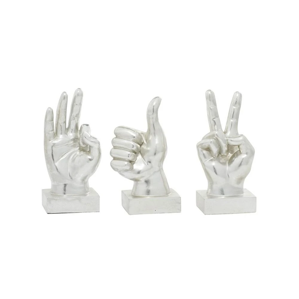 商品Novogratz Collection|Polyresin Traditional Hand Sculpture, Set of 3,价格¥776,第1张图片