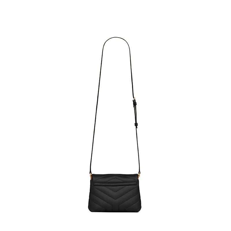 商品Yves Saint Laurent|【预售3-7天】SAINT LAURENT PARIS/圣罗兰 YSL LOU LOU TOY系列 女士黑色Y形绗缝牛皮革金扣单肩斜挎包678401DV7071000,价格¥11128,第5张图片详细描述