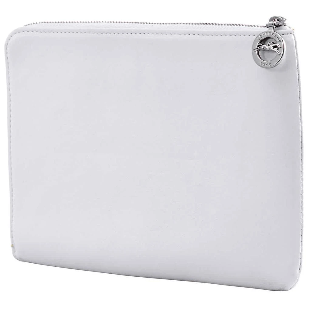 商品Longchamp|Longchamp White Le Pliage Cuir Clutch,价格¥419,第3张图片详细描述