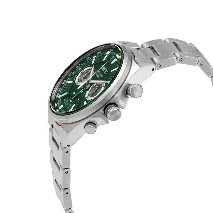 商品Seiko|Chronograph Quartz Green Dial Stainless Steel Men's Watch SSB405P1,价格¥1125,第2张图片详细描述