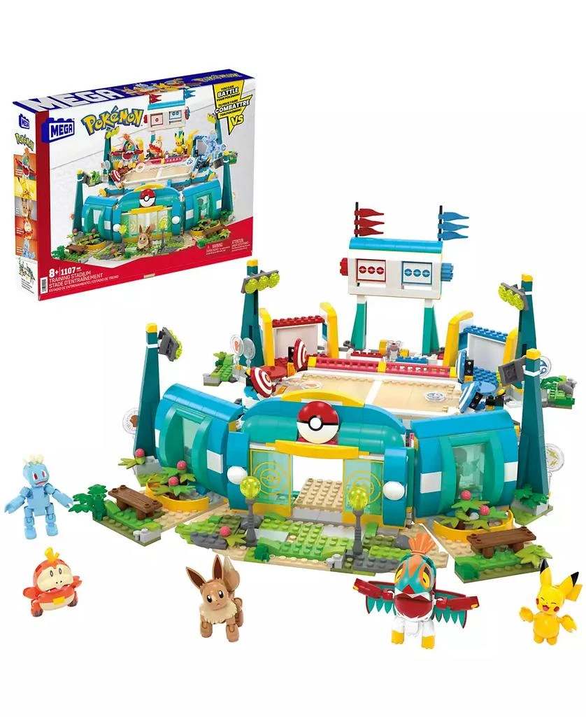 商品Pokemon|MEGA Training Stadium Building Toy Kit with 5 Action Figures, 1101 Pieces,价格¥748,第1张图片