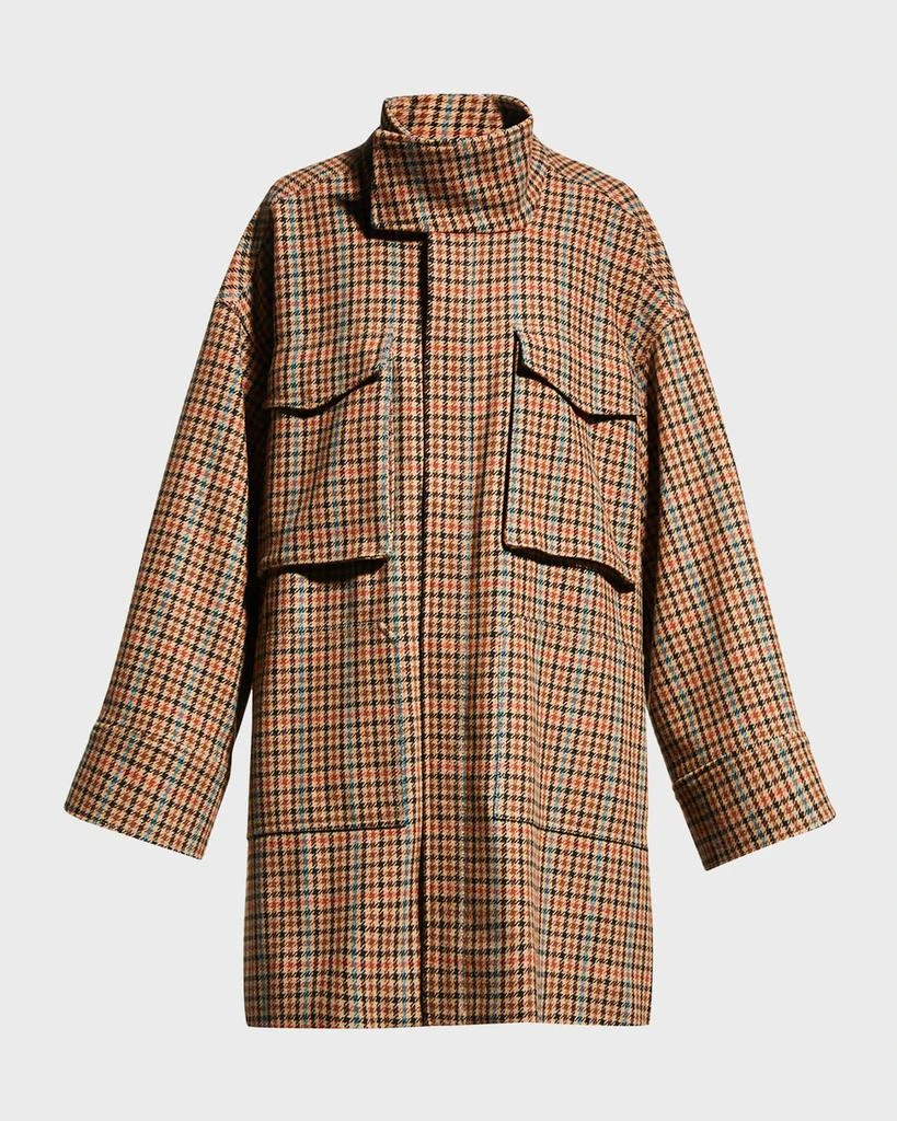 商品A.L.C.|Micah Oversized Houndstooth Coat,价格¥8421,第2张图片详细描述