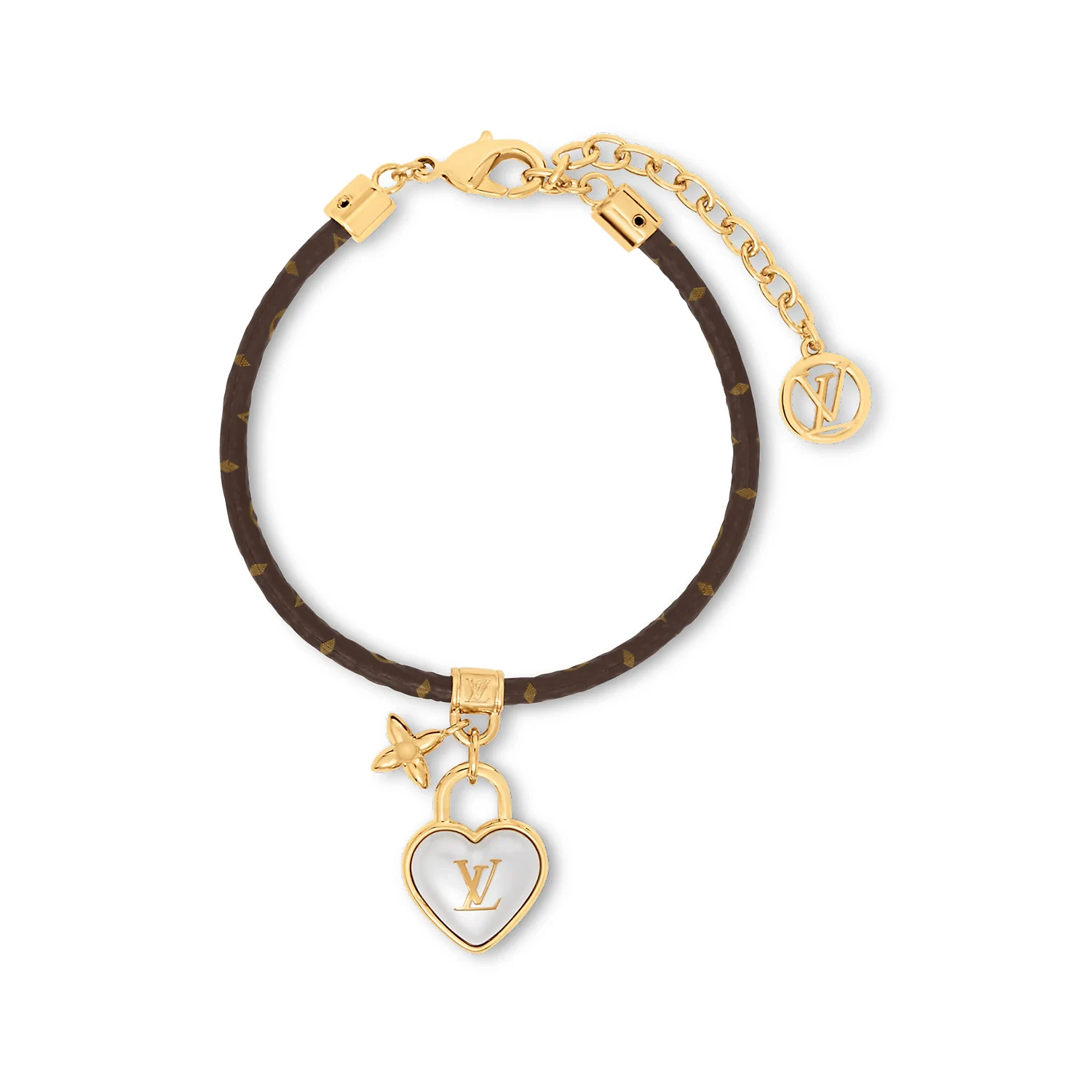 商品Louis Vuitton|【预售】 LV路易威登 25春夏 女士 手镯 HEART PADLOCK 手镯 M8413Z ,价格¥4666,第1张图片
