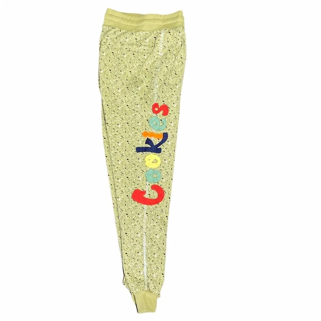 商品Cookies|Men's Chateau Custom Speckled Fleece Sweatpant In Tan,价格¥552,第1张图片