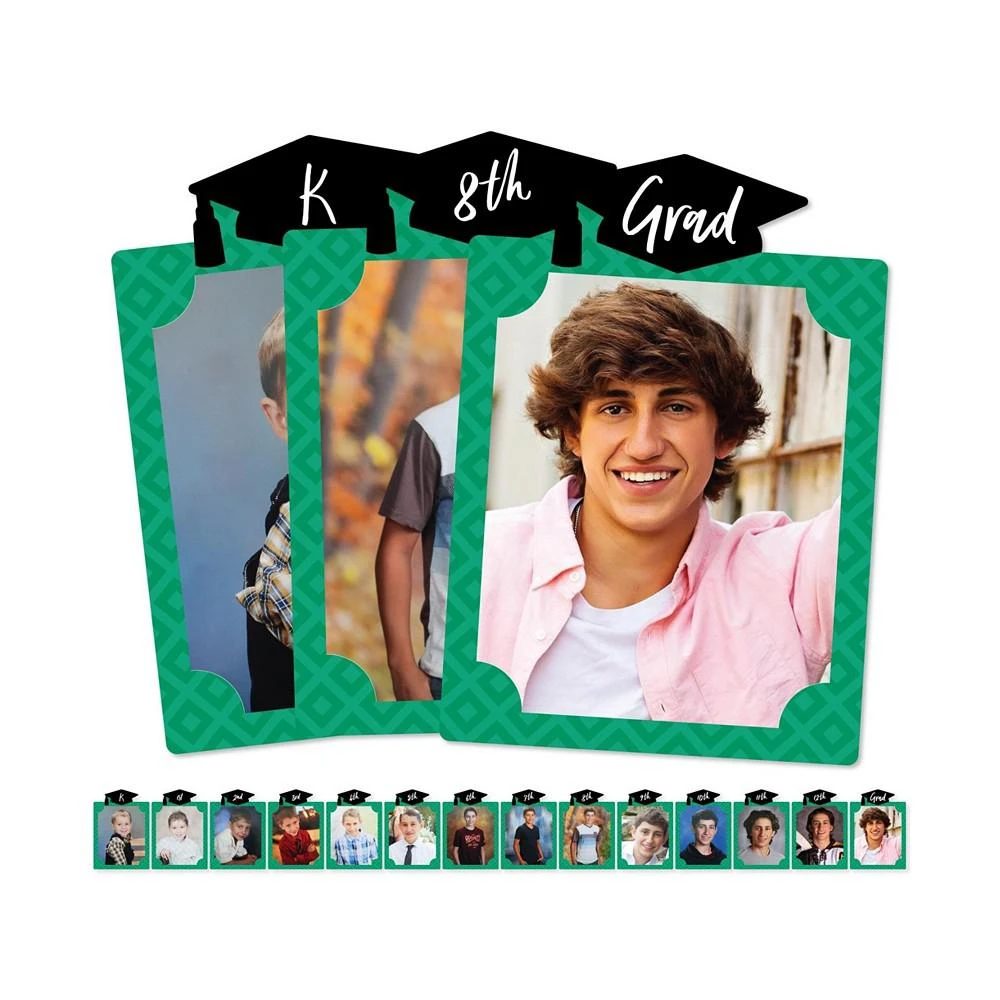 商品Big Dot of Happiness|Green Grad - Best is Yet to Come - 8 x 10 inches K-12 School Photo Holder - DIY Graduation Party Decor - Picturific Display,价格¥224,第1张图片