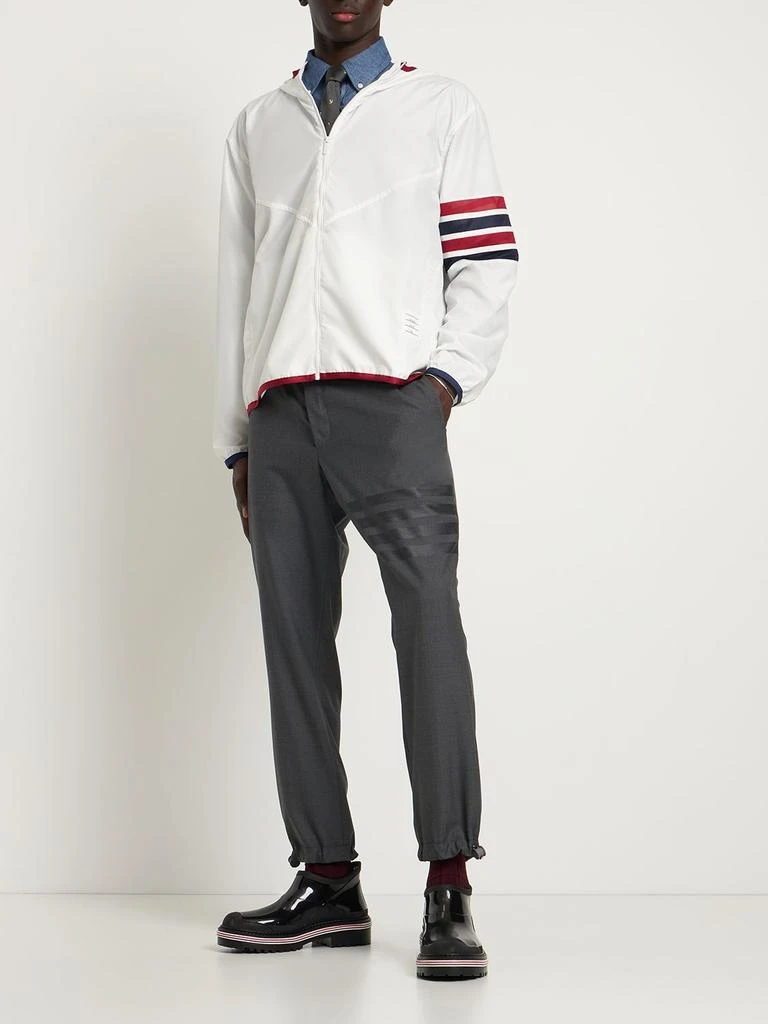 商品Thom Browne|Zipped Casual Jacket W/ Hood,价格¥4744,第1张图片详细描述