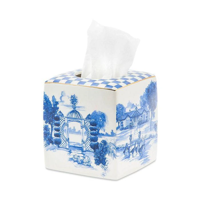 商品MacKenzie-Childs|Royal Toile Tissue Holder,价格¥666,第1张图片