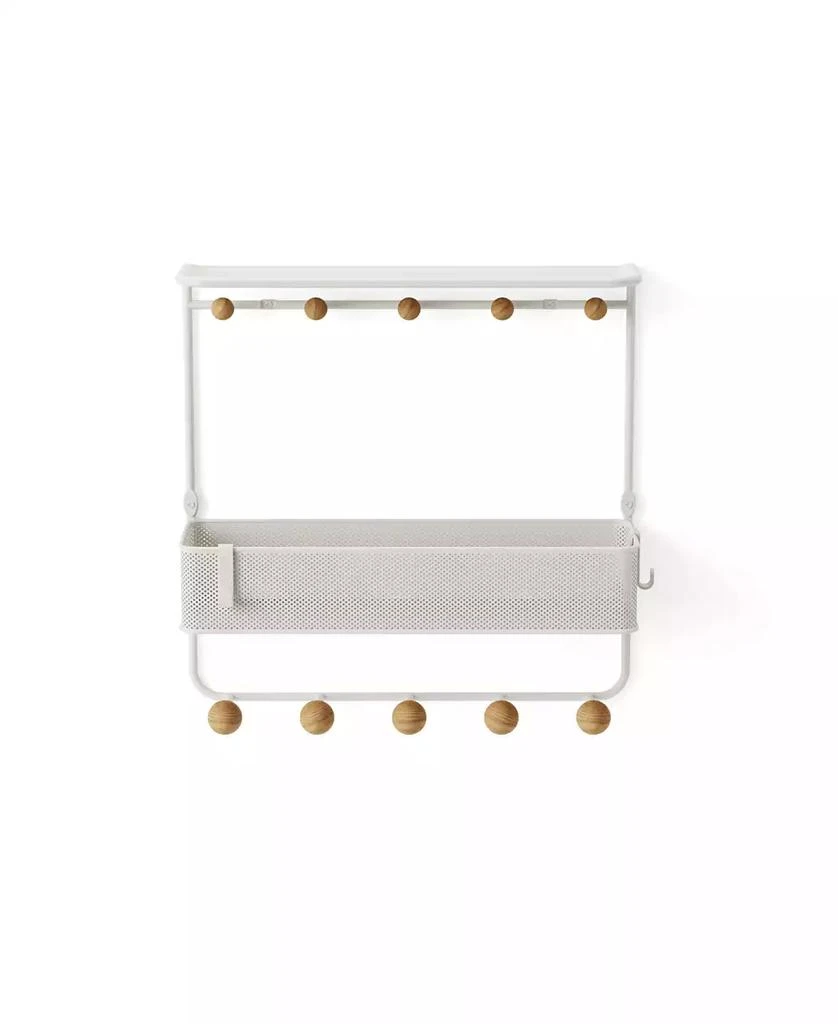 商品Umbra|Estique Shelf with Hooks,价格¥379,第3张图片详细描述