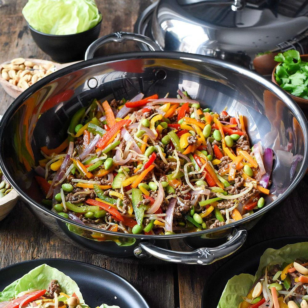 NanoBond® Molecular Titanium 7.5qt 14" Wok with Dome Lid 商品