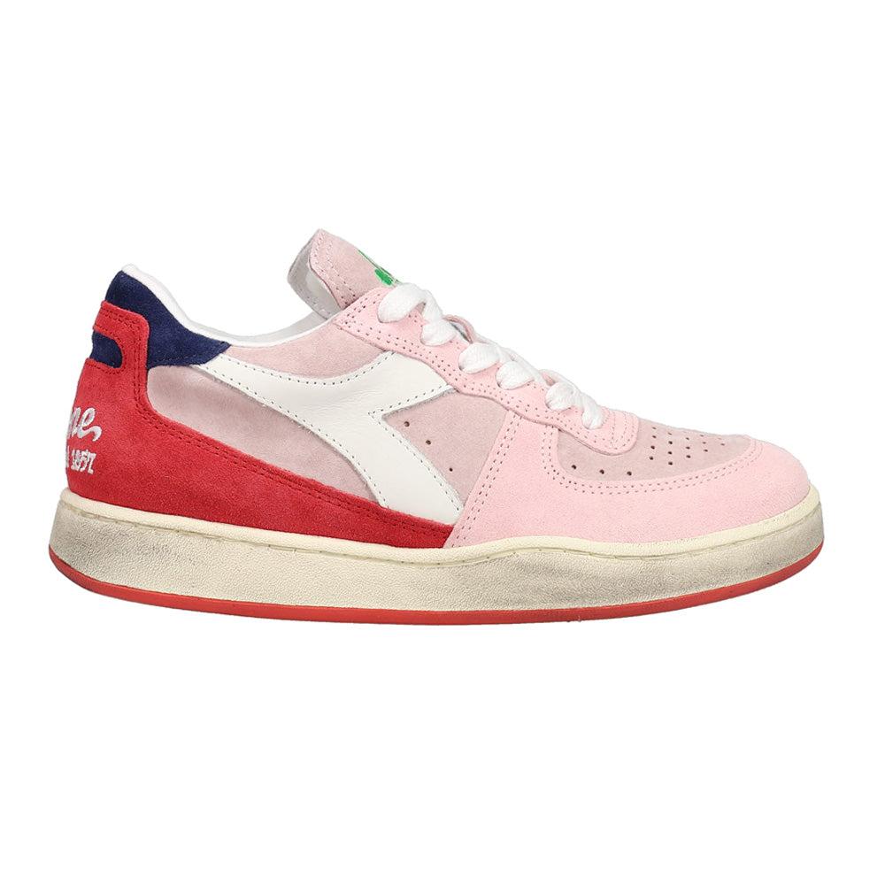 diadora | Mi Basket Low Lampone Italia Lace Up Sneakers 302.02元 商品图片