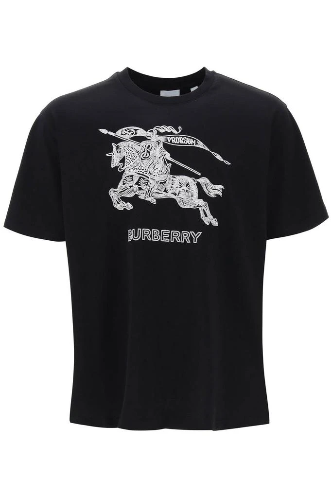 商品Burberry|'DEZI' T-SHIRT WITH EMBROIDERY,价格¥2329,第1张图片