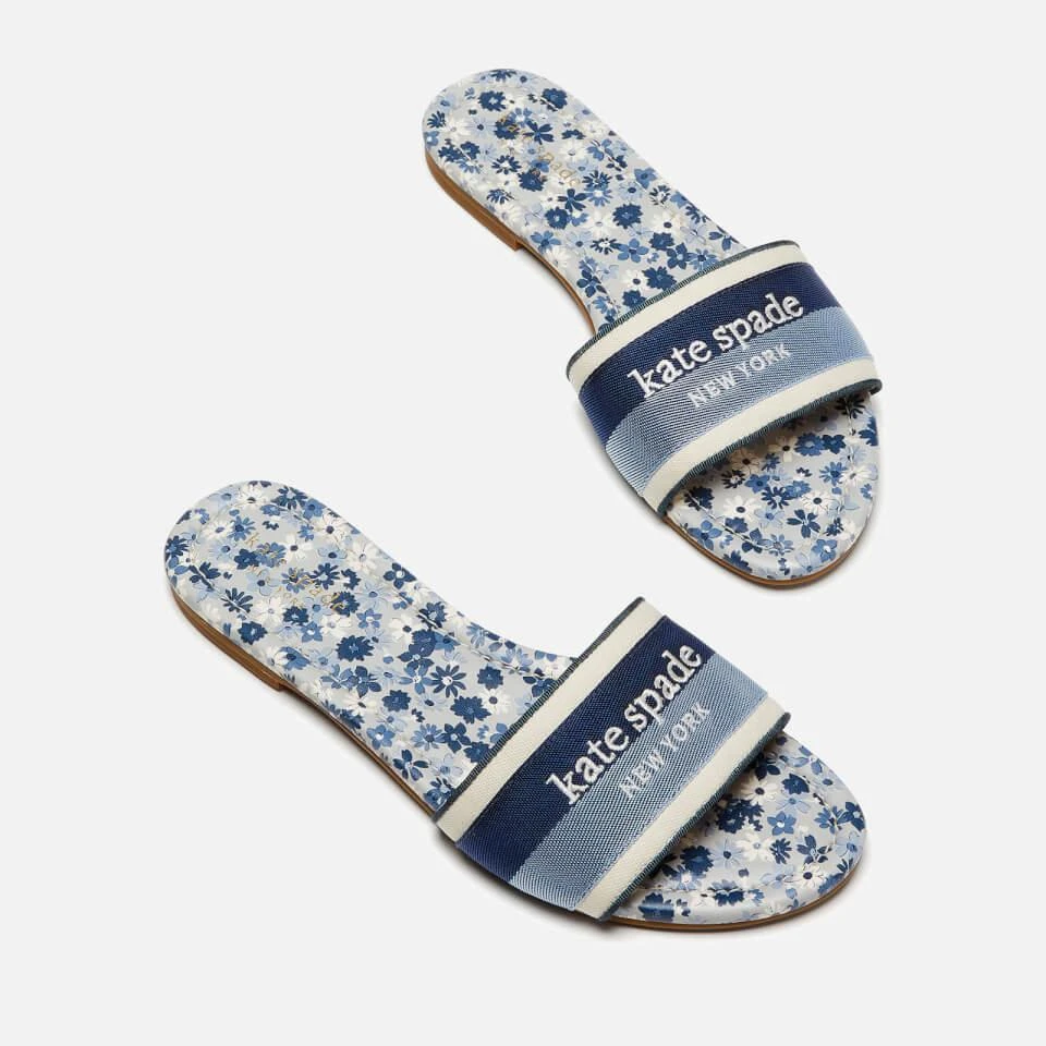 商品Kate Spade|KATE SPADE NEW YORK WOMEN'S MEADOW SLIDE SANDALS - BLAZER BLUE,价格¥895,第2张图片详细描述