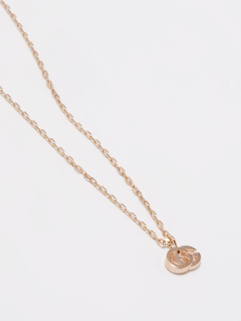 商品Gucci|GG Running 18kt rose-gold necklace,价格¥7943,第5张图片详细描述