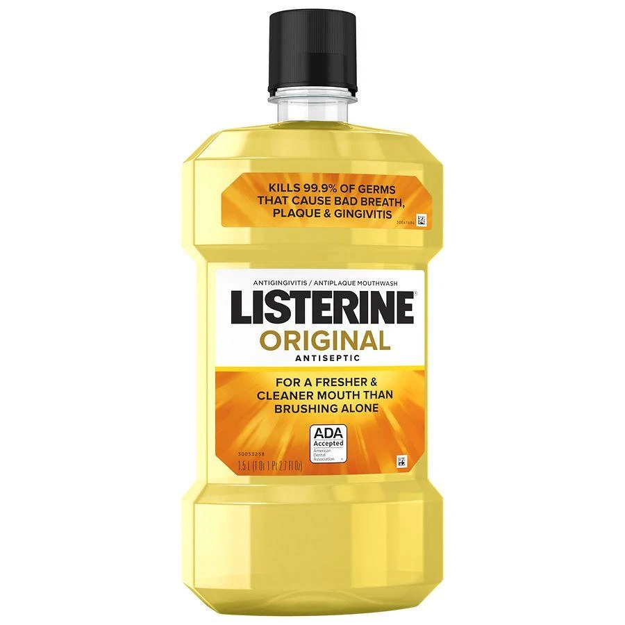 商品Listerine|Original Antiseptic Mouthwash For Bad Breath & Plaque Original,价格¥92,第3张图片详细描述