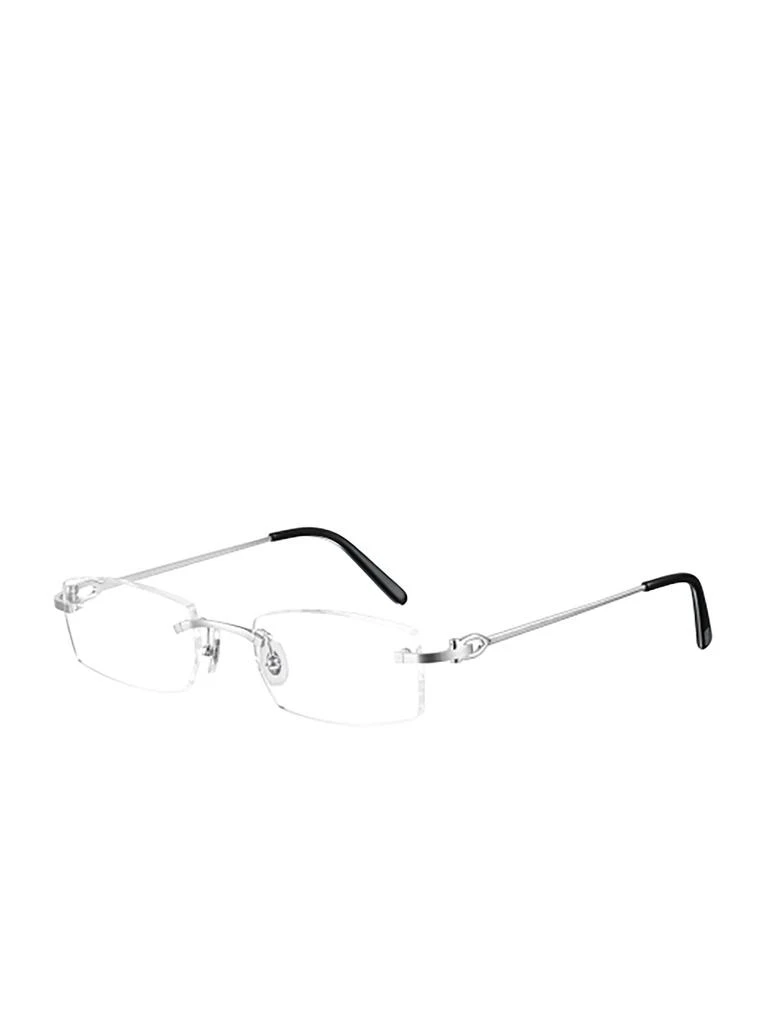 商品Cartier|Cartier Rimless Square Frame Glasses,价格¥6388,第2张图片详细描述