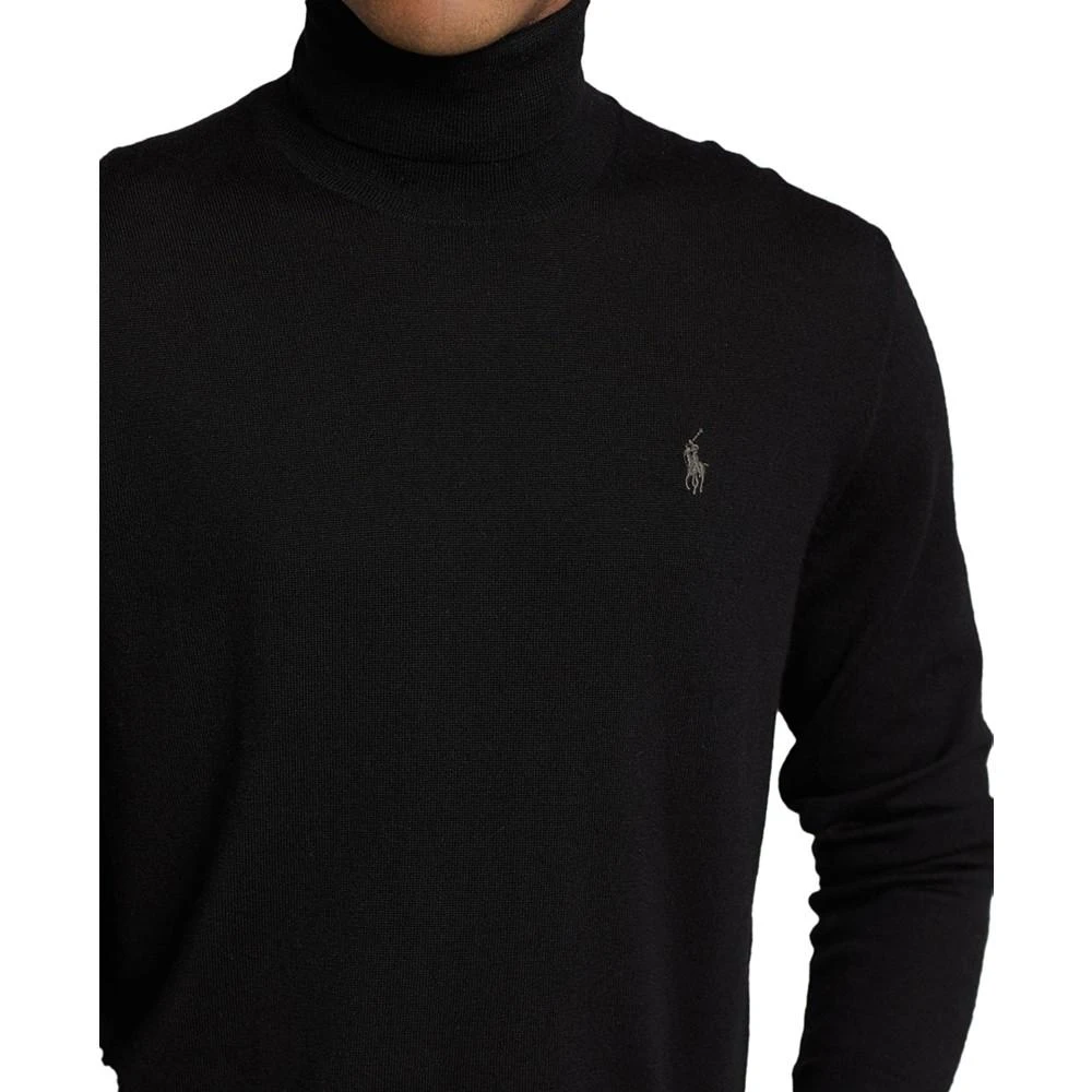 商品Ralph Lauren|Men's Washable Wool Turtleneck Sweater,价格¥252,第3张图片详细描述