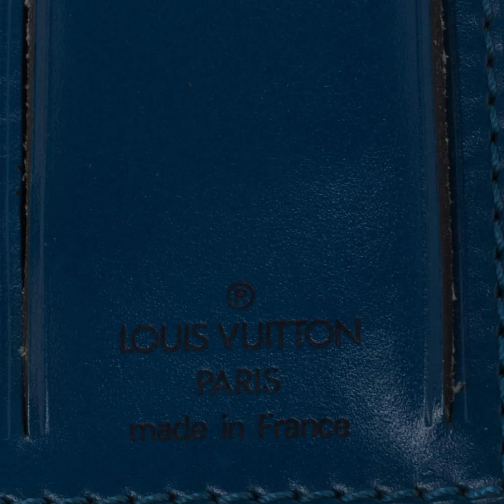 商品[二手商品] Louis Vuitton|Louis Vuitton Blue Leather Luggage Name Tag & Strap Holder,价格¥809,第4张图片详细描述
