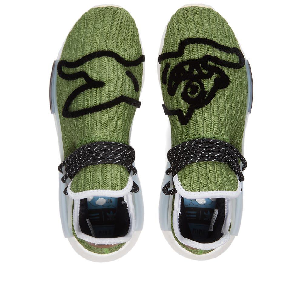 商品Adidas|男款 BBC 联名 adidas HU NMD 经典跑鞋 绿色,价格¥763,第7张图片详细描述