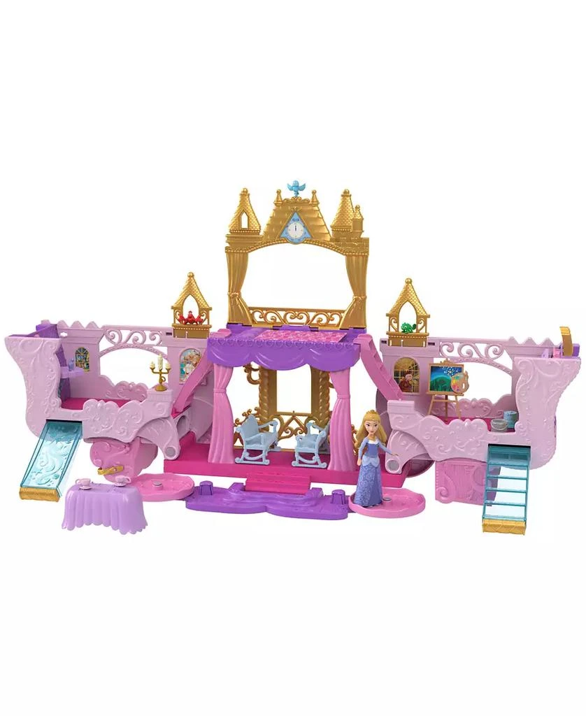 商品Disney Princess|Carriage to Castle Playset with Aurora Doll & Accessories,价格¥319,第1张图片
