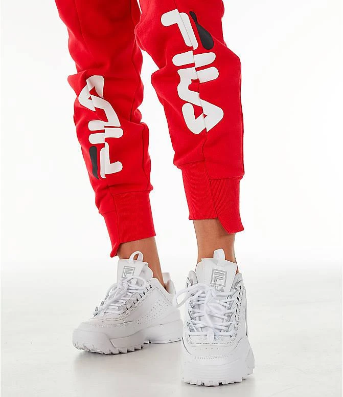 商品Fila|Women's Fila Alessia Reconstructed Fleece Jogger Sweatpants,价格¥226,第2张图片详细描述