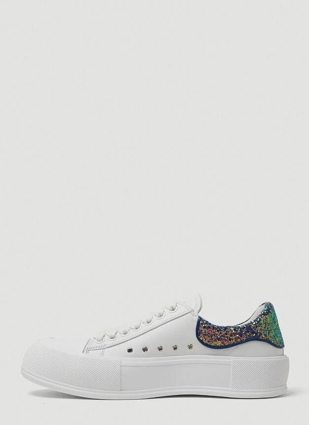 商品Alexander McQueen|Platform Tread Sneakers in White,价格¥2114,第3张图片详细描述