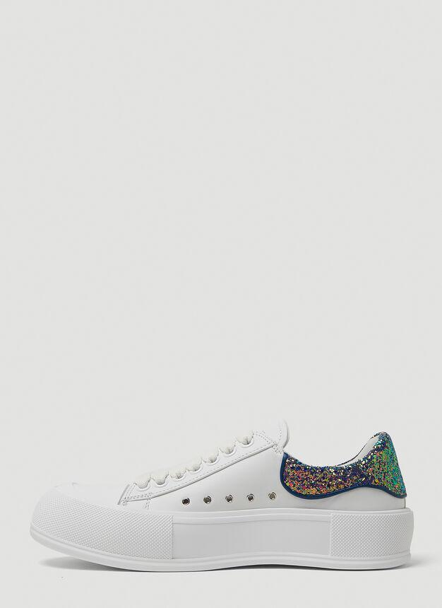 商品Alexander McQueen|Platform Tread Sneakers in White,价格¥1696,第5张图片详细描述